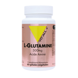 L-GLUTAMINE 500mg 60 gélules VITALL+
