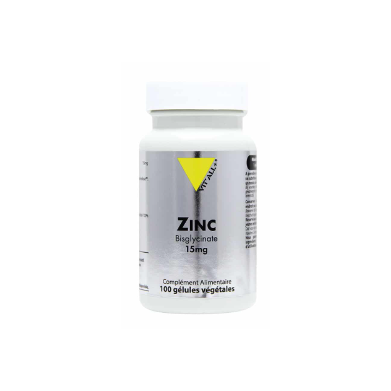 ZINC Bisglycinate 100gélules VITALL+